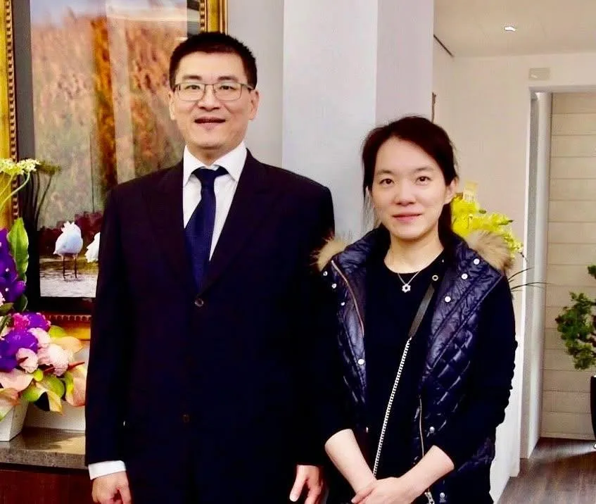 陳水扁女婿趙建銘、女兒陳幸妤。(圖/翻攝自陳水扁新勇哥物語)