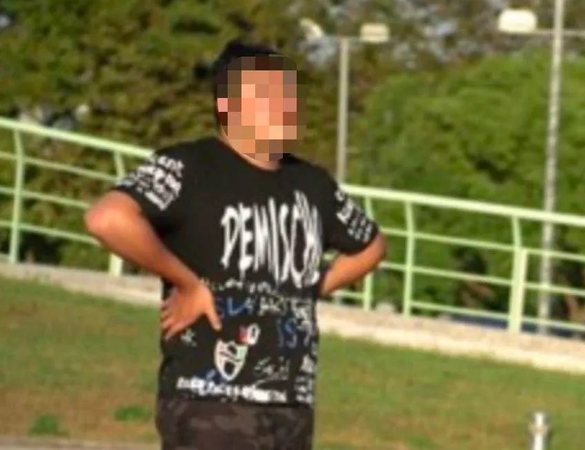 曾是學校鉛球冠軍的詹姓男子，因不滿詹姓前女友要分手，竟持刀殺人，檢方依殺人罪起訴。（圖/中天新聞）