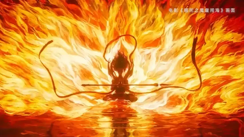大陸國產動畫片《哪吒之魔童鬧海》17日躋身全球影史票房前十。（圖／翻攝自微博@人民日報）