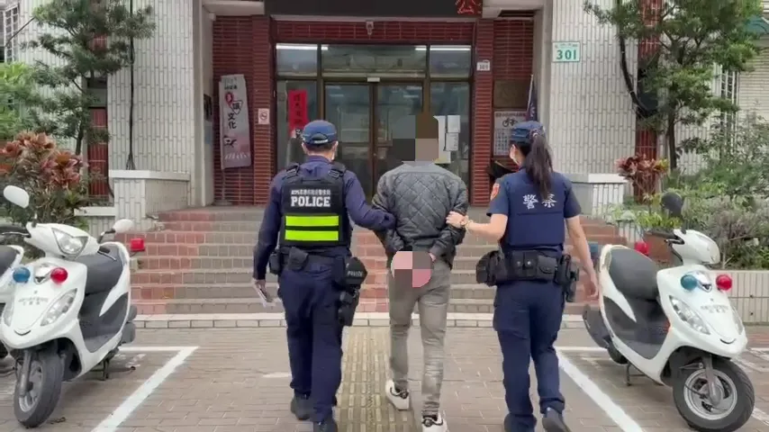 張女的林姓男友被依毒品相關罪嫌逮捕。（圖／警方提供）