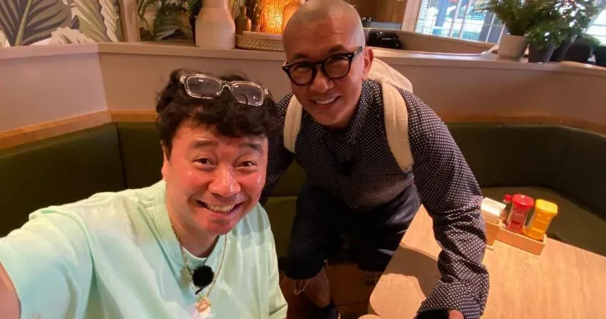 姜元來得知大S死訊難以接受,傳訊息問具俊曄(右)是否又是假新聞。(圖/翻攝姜元來IG)