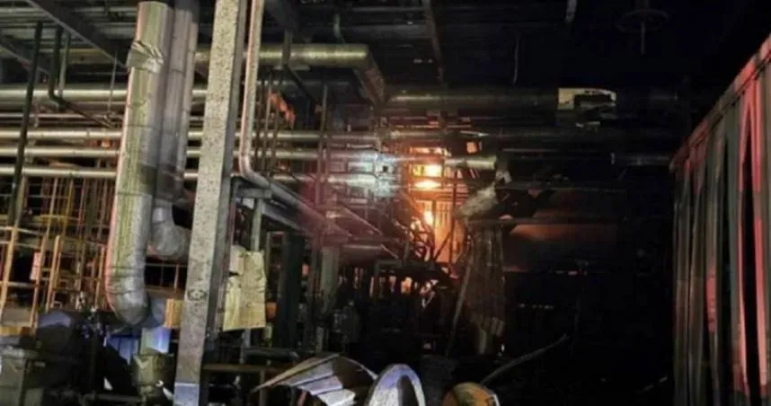 氣爆現場。(圖/新竹縣消防局)