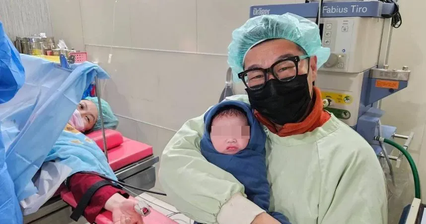 馬力歐升格二寶爸。（圖／馬力歐臉書）