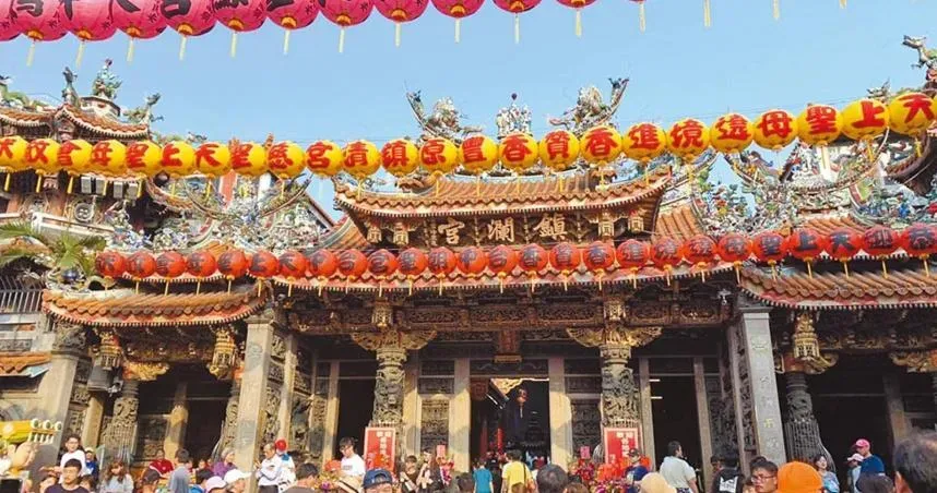 大甲鎮瀾宮媽祖繞境4日晚間10點45分正式起駕。（圖／報系資料庫）