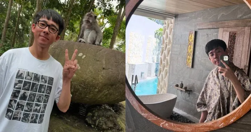 阿滴從小就飽受異位性皮膚炎所，日前前往日本接受治療。（圖／翻攝自阿滴IG）