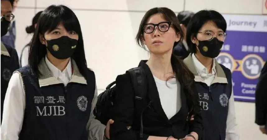 貴婦奈奈清晨抵達桃園國際機場。(圖/報系資料照)