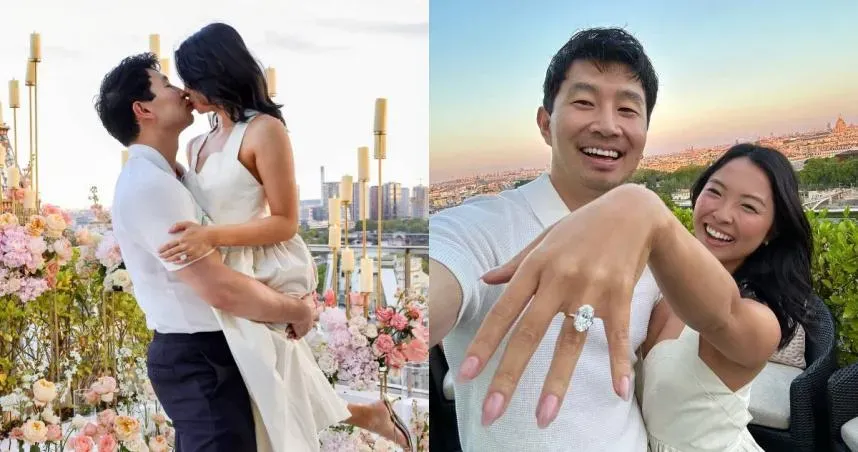 劉思慕向交往3年的女友Allison求婚成功。（圖／翻攝自劉思慕、Allison IG）