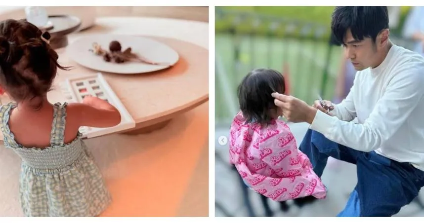 周杰倫在IG曬出3歲愛女Jacinda的可愛背影，網友直呼真正的小公主。（圖／翻攝自周杰倫IG）