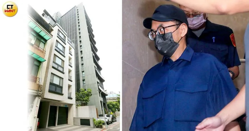根據CTWANT記者獨家掌握消息,黃子佼近期正在出售一處「私人空間」,地點就位在目前他所住的豪宅正後方,白色外觀華廈內。(圖/CTWANT提供)