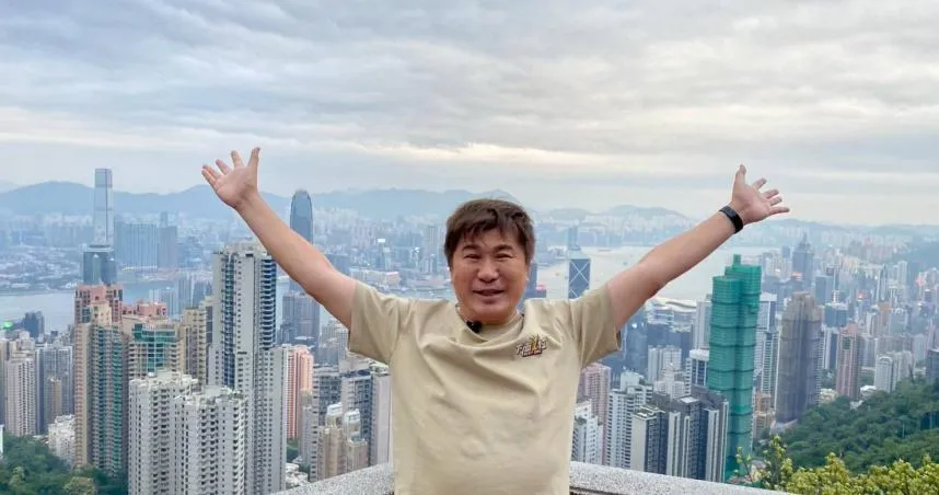胡瓜日前至香港體驗打小人。（圖／下面一位提供）