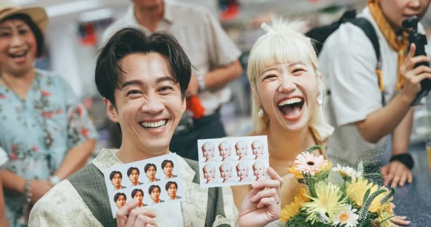 陳漢典與Lulu前往戶政事務所完成結婚登記手續。（圖／天地合娛樂&amp;民間友人提供）