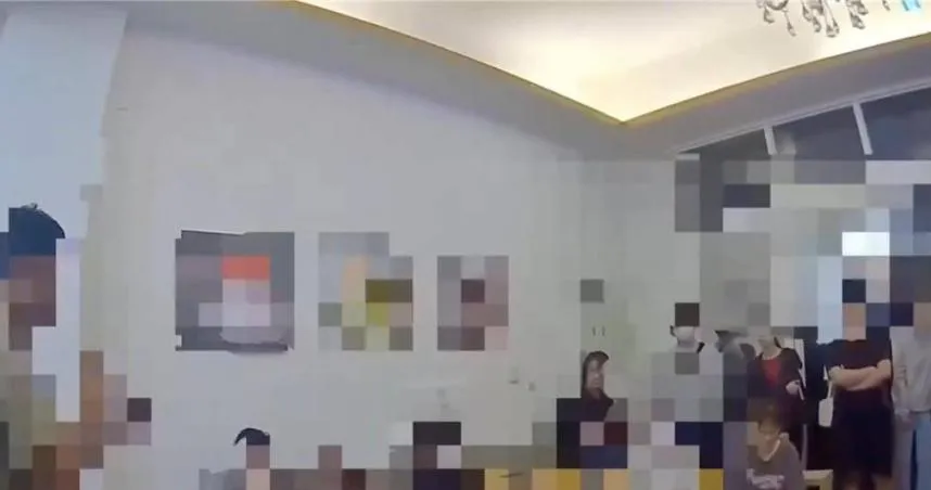 23日停班停課的颱風夜間，多名剛生產完的產婦與嬰兒突遭月子中心要求離場。（圖／翻攝畫面）