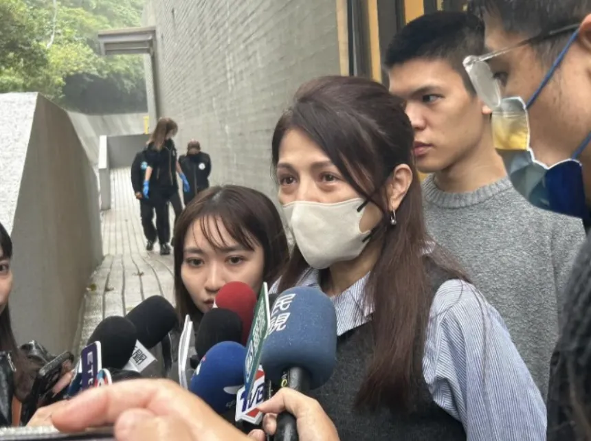 林葉亭當時表示，爸爸用這種方式離開，很捨不得。（圖／記者&nbsp;陳曉涵攝）