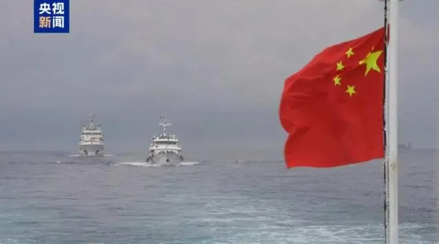 台海。（資料照／央視）