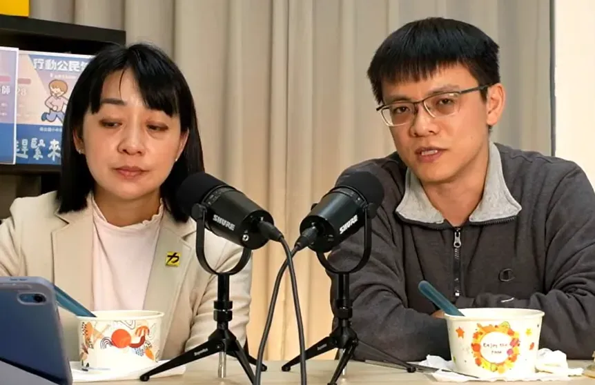 王婉諭、陳方隅。（圖／時力提供）