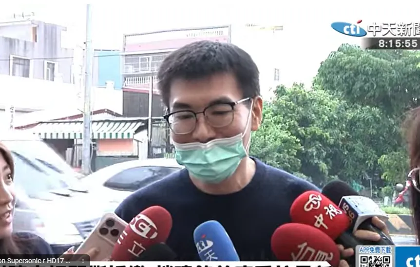 趙建銘25日證實自己曾對許芊芊有好感，「但我沒有追」。（圖／中天新聞）