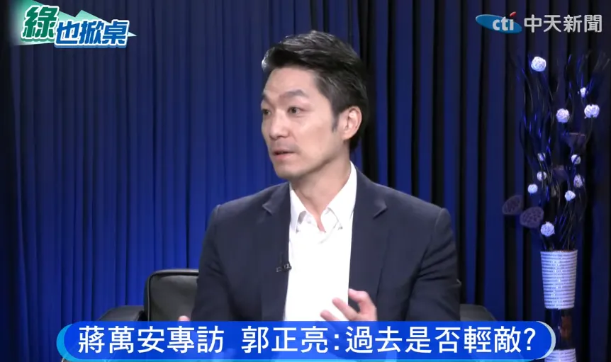 台北市長蔣萬安接受中天獨家專訪。（圖／中天新聞）