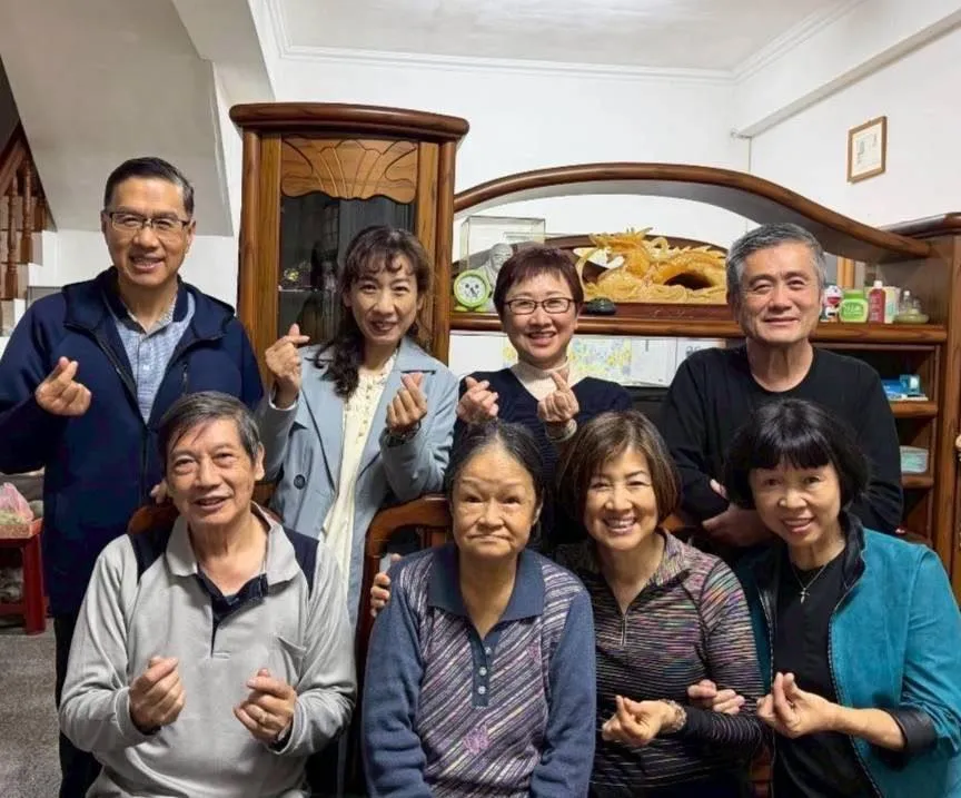 家人的支持是周光株鄉親前進的動力。（圖／周光株提供）