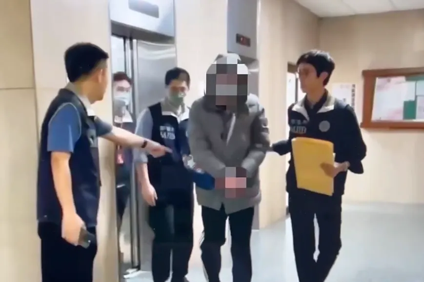 林姓男子涉嫌在網路散布暴力及恐嚇內容。（圖／警方提供）