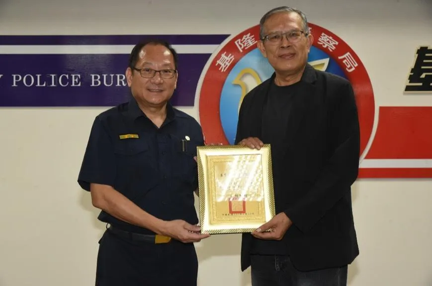 台灣民間反詐騙協會22日前往基隆市警察局舉辦「幣流分析個案實務分享專題講座」。（圖／台灣民間反詐騙協會提供）