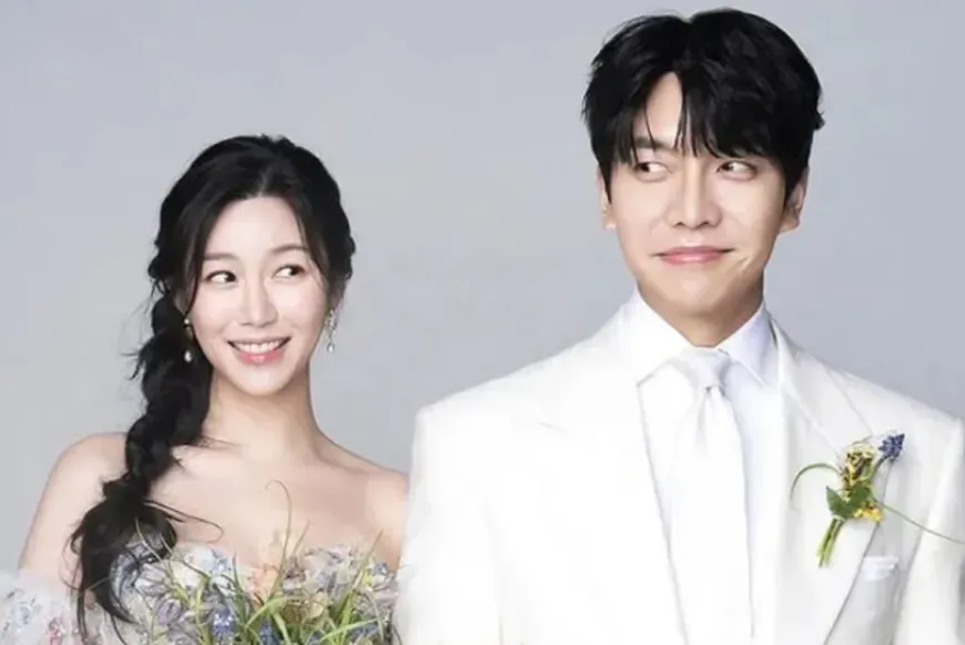 李昇基（右）2023年與小他5歲的李多寅結婚。（圖／翻攝李多寅IG）