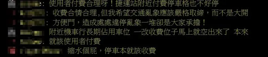 新北路邊機車格3月起擴大收費消息曝光後，引來PTT網友討論。（圖／翻攝自PTT）