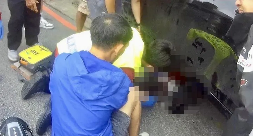 桃園死亡車禍。（圖／翻攝畫面）