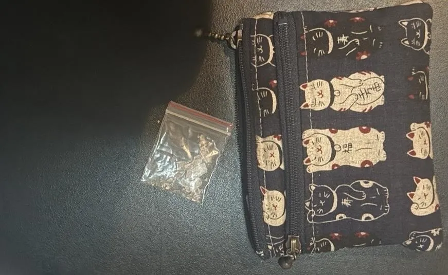 警方在現場查扣毒品。（圖／翻攝畫面）