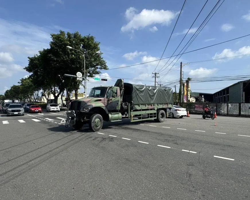 車禍現場。（圖／中天新聞）