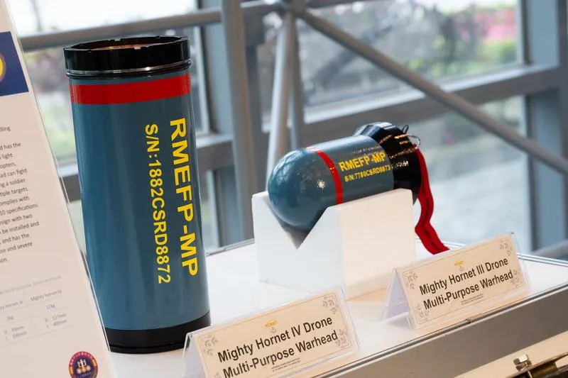 台美合作勁蜂四型攻擊無人機　貫穿50公厘鋼板畫面首曝光