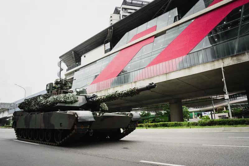 首度聯合防禦操演　M1A2T「地表最強戰車」桃園青埔震撼現身
