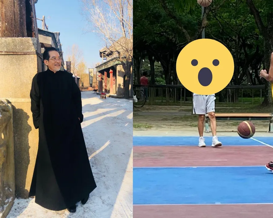 捕捉野生76歲秦漢！暴瘦身影打籃球…網揪「3年前劇照對比」看呆：這麼老了