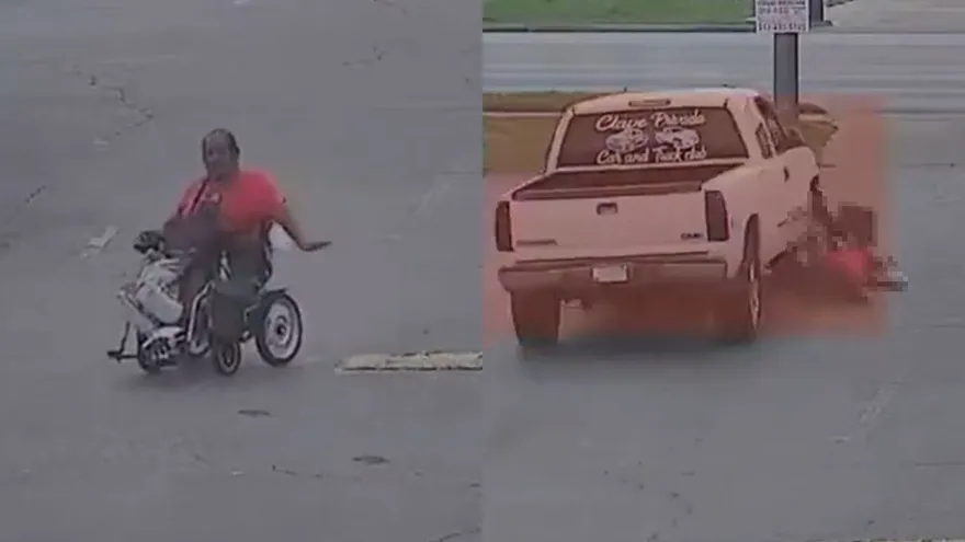 「有人揮手」假裝沒看見！輪椅翁遭屁孩「車頭瞄準」撞輾　拖行數公尺…他火速落跑