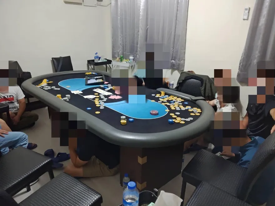 波麗士又糗了！樹林警衝賭場抓到自己人　當場被員工指證開賭場