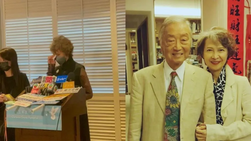 金馬影后丈夫病逝！罹胰臟癌「4個月動刀2次」　睡夢中辭世…享壽82歲