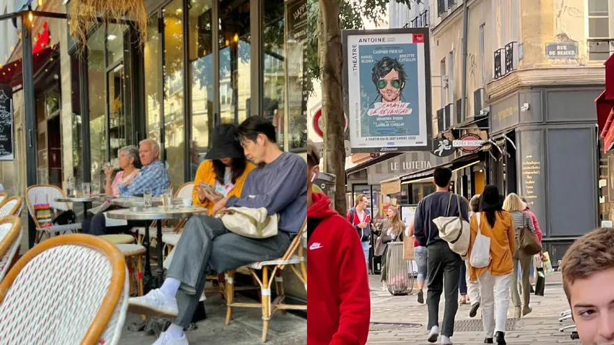 直擊野生金宇彬巴黎約會！申敏兒陪抗癌「愛相隨7年」　巧遇粉絲「1舉動」超親民