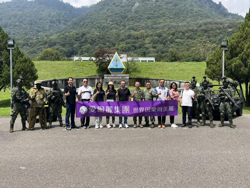愛爾麗總裁「率團敬軍」！常如山感謝官兵戍衛疆土辛勞