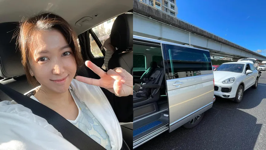 2個月前才車禍！女星又遇「高速公路追撞」傷勢曝　直擊驚險事故現場