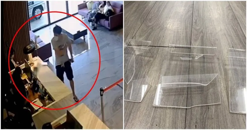 老公怒摔東西、兇飯店人員「監視器全拍下」恐被告！主播還原始末：他先被吼的