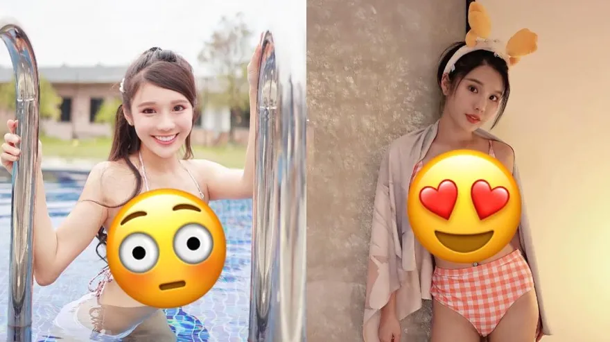 「啦啦隊女神」大解放！穿比基尼下泳池　白皙UU包不住…嬌喊：想變水煮蛋