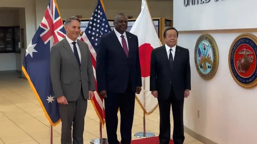 制衡大陸影響力　美澳日防長矢言加強軍事合作