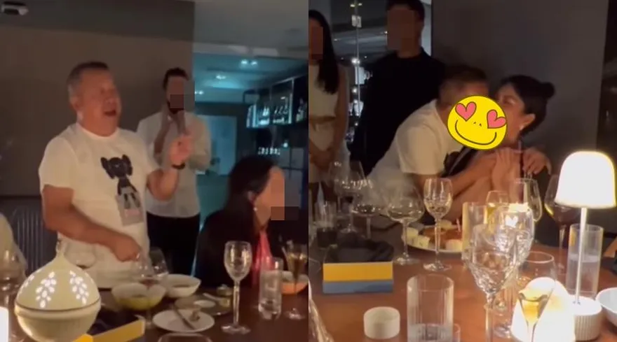 慶生趴極樂30秒瘋傳！曾志偉擁吻26歲大馬辣模…她超驚人背景遭起底