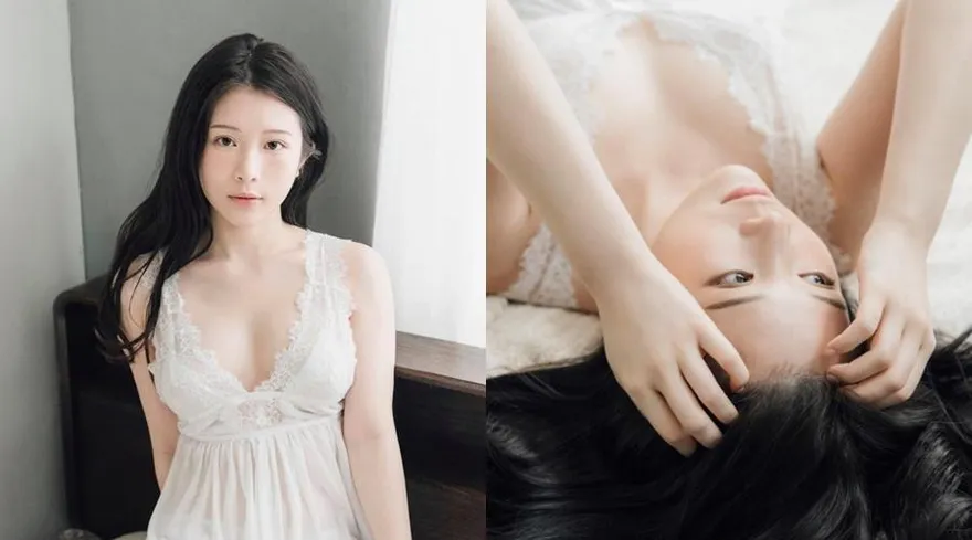 不少人都看過！雞排妹鄭家純下跪脫了…「上身真空」羞喊：不怕外流