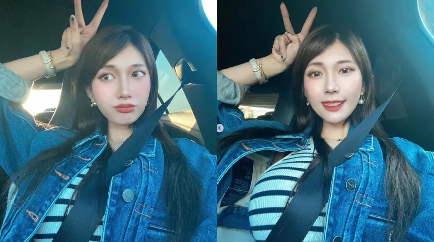 「最強奶媽」不藏了！手舉高比POSE　F級UU險溢出…袖子一滑洩渾圓曲線