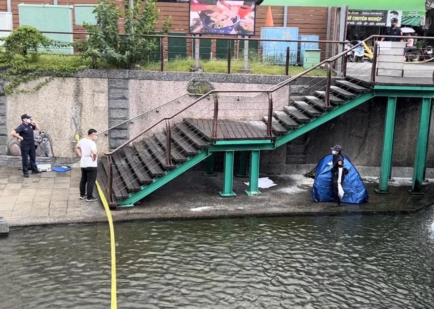 快訊/全身著火淪焦屍…中港大排驚見「不明男屍」！警急封鎖現場