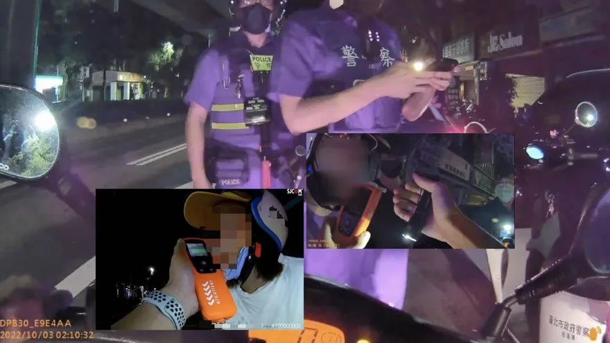 這一夜好忙！北市大安警3小時抓3件酒駕　乘客也「連坐」