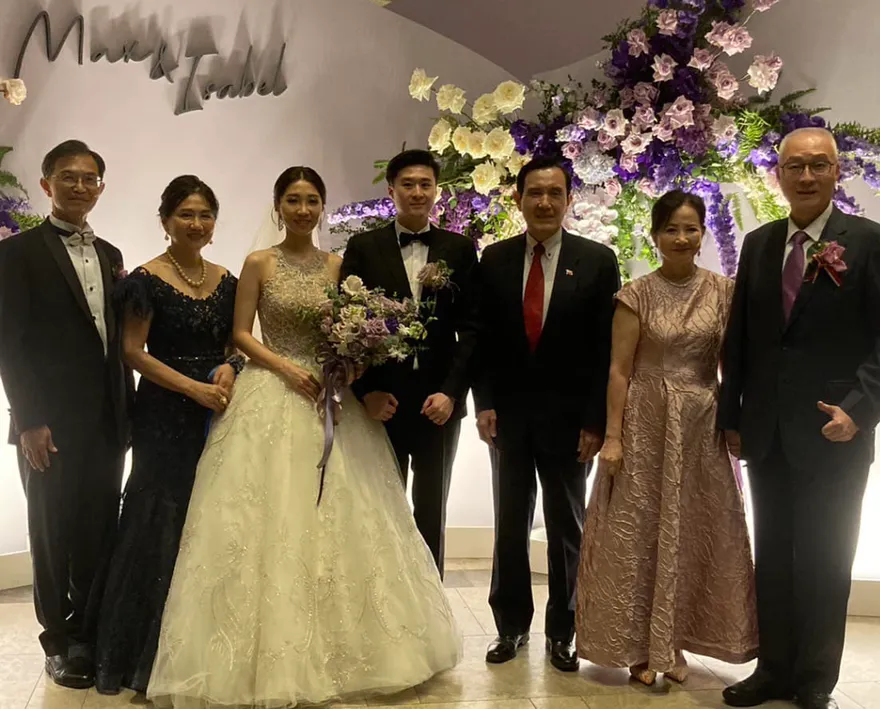 吳敦義么子迎娶台大醫師為妻　「希望永遠牽手、白首偕老」