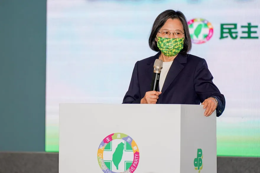 台積電成「矽盾」護台　蔡英文：鞏固台灣半導體供應鏈的關鍵角色