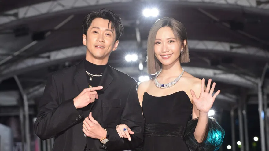 金鐘57/Lulu一變「黑禮服女郎」登場！陳漢典放話《大熱門》得獎「就送2個愛馬仕」她嗨翻