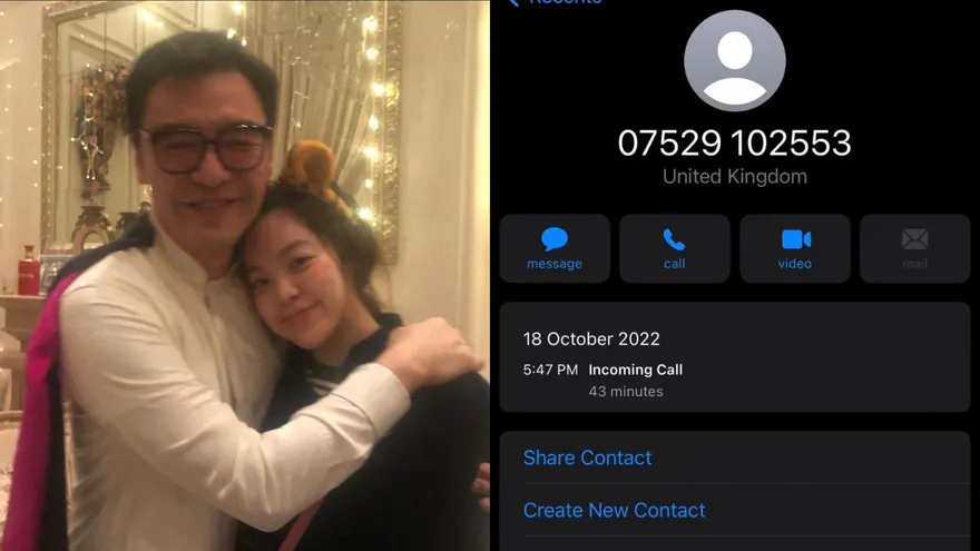 鍾鎮濤女兒英國遇詐騙集團！大使館來電「個資外洩」：我怕到嚇哭